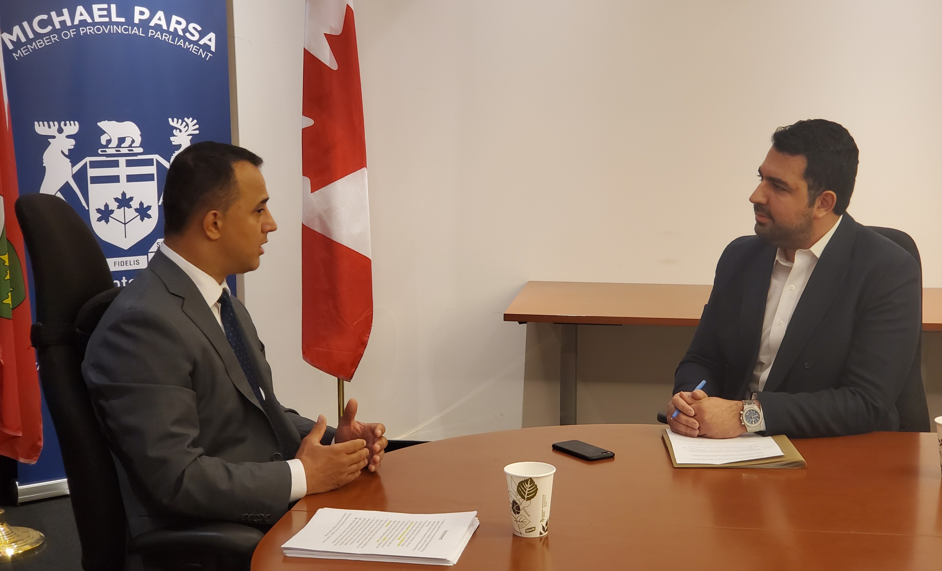 مصاحبه با مایکل پارسا نماینده ایرانی تبار مجلس استان انتاریو