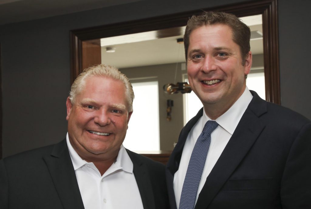 Doug Ford and Andrew Scheer in Toronto 2018 41065995960