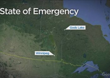 اعلام وضعیت اضطراری در منطقه بومیان کانادا در استان مانیتوبا