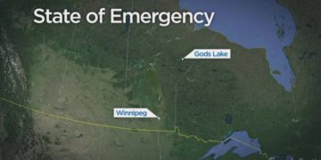 اعلام وضعیت اضطراری در منطقه بومیان کانادا در استان مانیتوبا