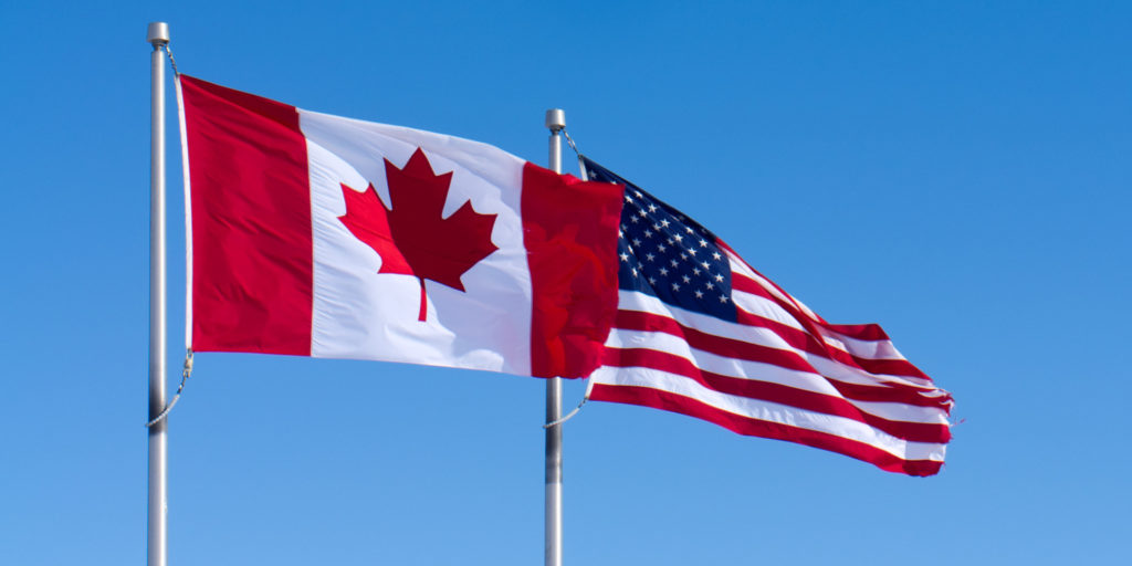 o CANADA UNITED STATES FLAGS facebook