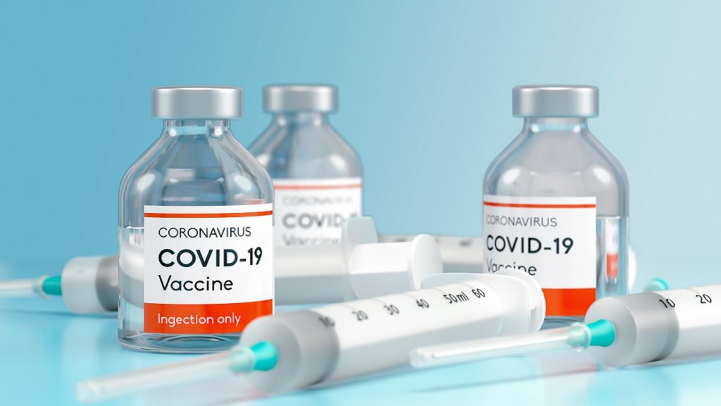 medical vaccine bottle vial of covid 19 coronaviru TX4Z7CX