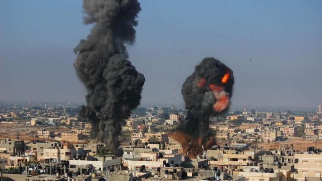 Israel explosion in Gaza