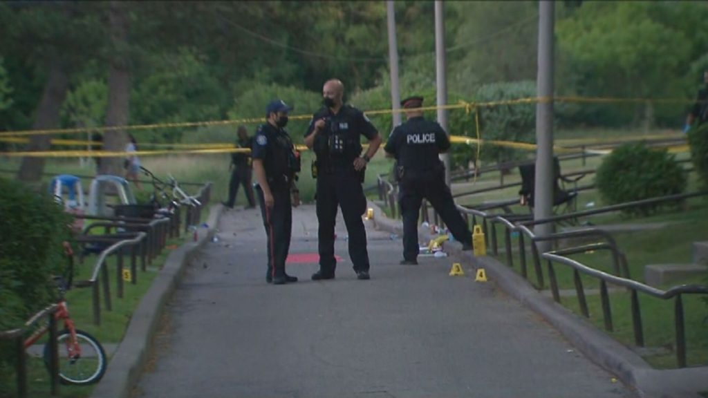 suspects sought after 3 children wounded in shooting at toddler s birthday party in toronto