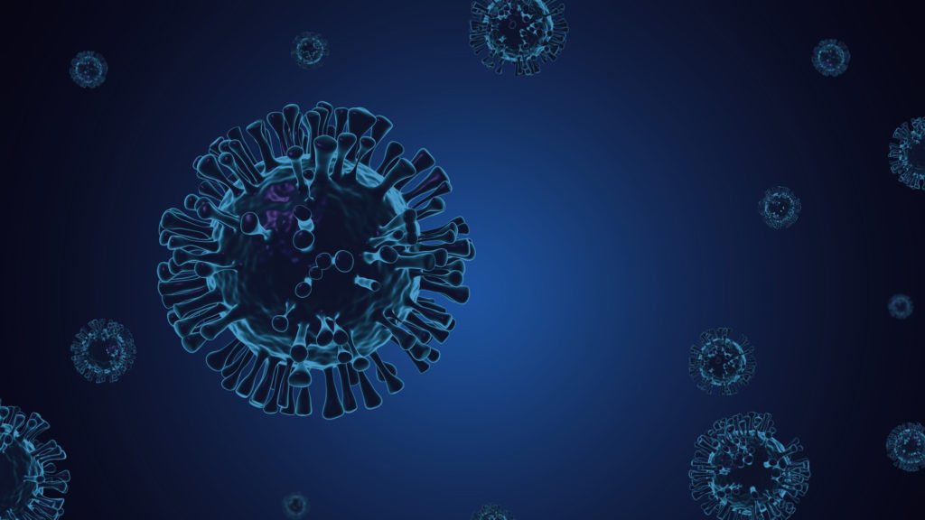 covid 19 coronavirus 3d virus render background copy