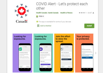 عملکرد اپلیکیشن هشدار کرونا در کانادا رضایت‌بخش نیست