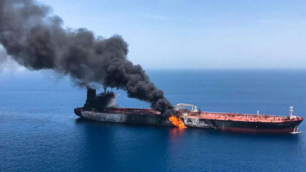 tanker attack gulf of oman afp copy