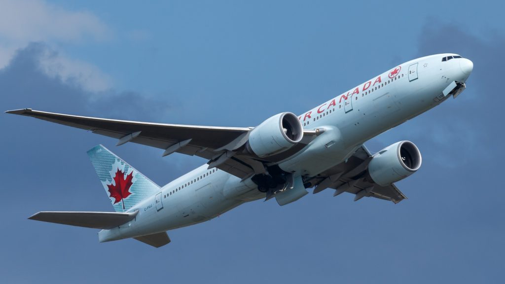 Air Canada Boeing 777 200LR C FIUJ at Frankfurt Airport