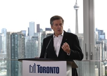 شهردار تورنتو اولویتها شهر در انتخابات فدرال را تعیین کرد 6 شهردار تورنتو اولویتها شهر در انتخابات فدرال را تعیین کرد