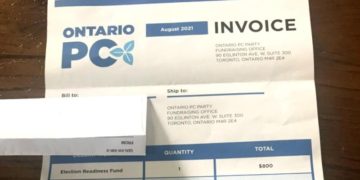شیوه درخواست کمک مالی حزب محافظه‌کاران پیشرو آنتاریو مورد انتقاد قرار گرفت