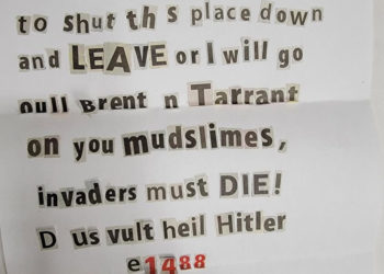 اعضای مرکز اسلامی شهر لَنگلی به مرگ تهدید شدند