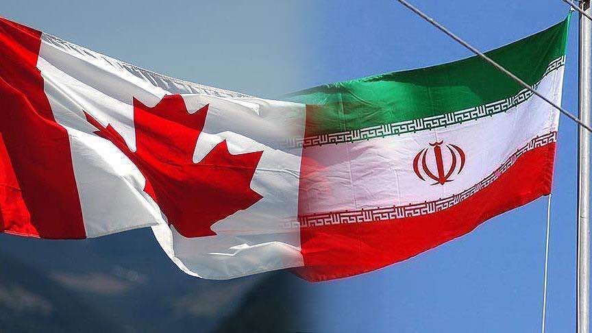 iran canada flags