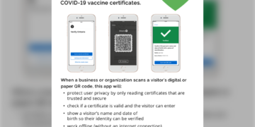 چگونه نشان دیجیتالی گواهی‌نامه واکسیناسیون آنتاریو را دریافت کنیم؟