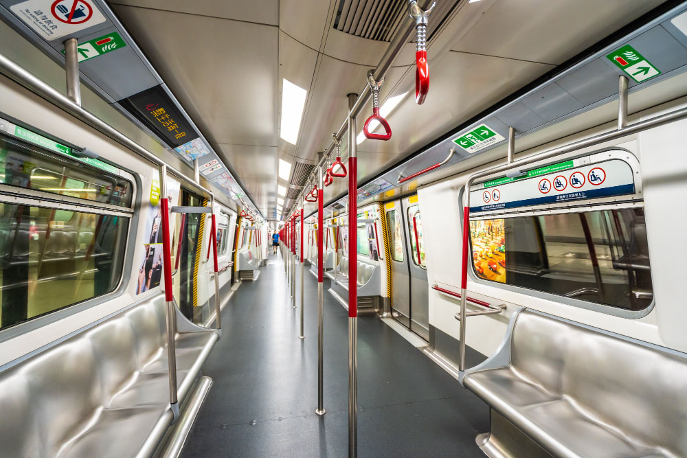 hong kong china september 14 2018 mtr subway station is hong kong city copy