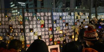 زخم باز در آسمان؛ دومین سالگرد جان‌باختگان هواپیمای پی‌اس752 برگزار شد