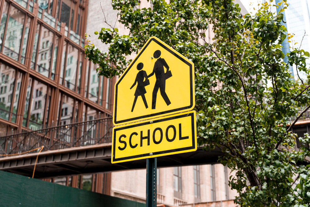 school street sign city