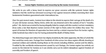 Canadian lawyers of Iranian origin write to PM Trudeau about the violation of human rights and censorship in Iran