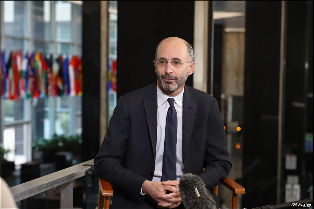 US Special Envoy for Iran Robert Malley speaks to VOA Persian at the State Department in Washington on March 17 2021 in his first VOA interview since taking office in January 02