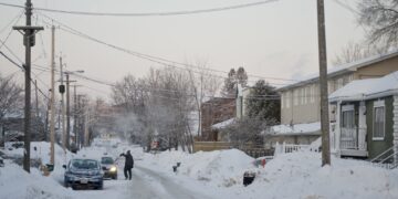 هزاران نفر در ساحل جنوبی بریتیش کلمبیا به‌خاطر بارش برف سنگین با بی‌برقی مواجه شدند