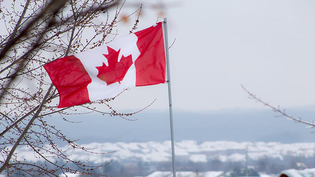 flag canada red 11111