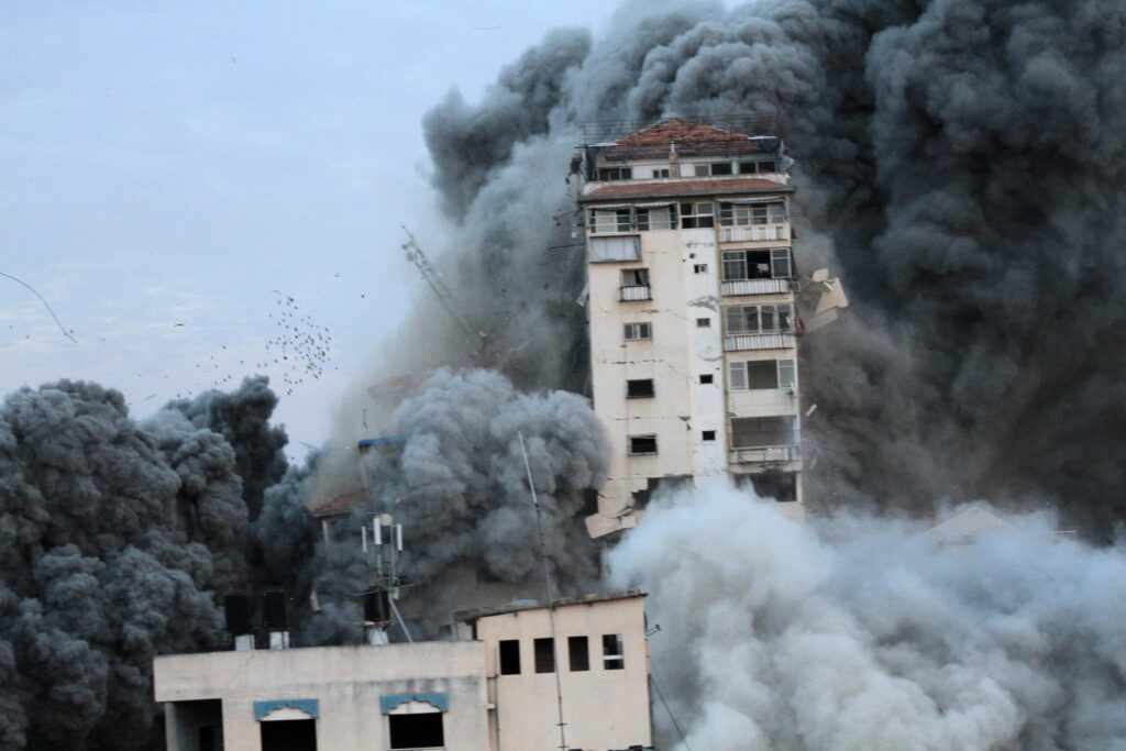 Damage in Gaza Strip during the October 2023 01