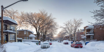 پیش‌بینی طوفان زمستانی برای برخی استان‌های کانادا به همراه بارش برف