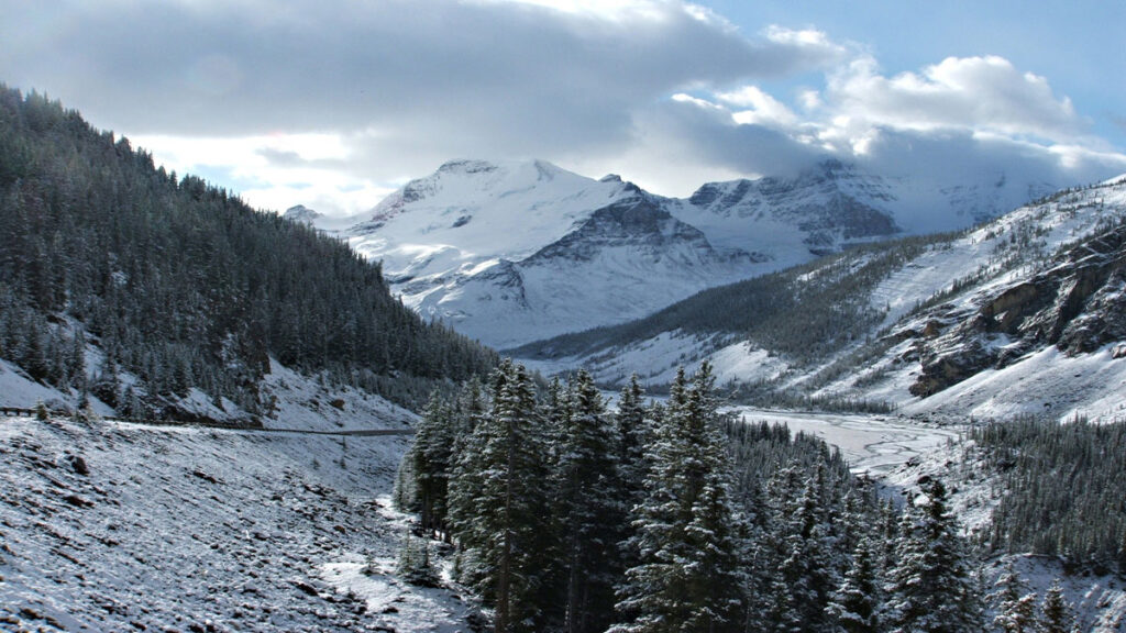 Winter snowy mountains11111111111