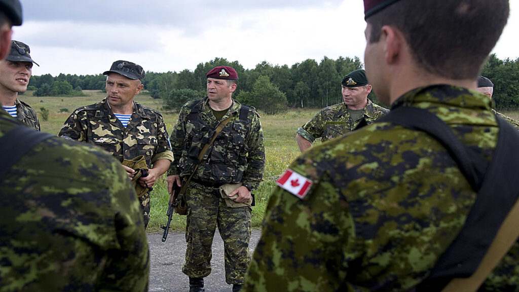 Canadian forces participate in airborne operations during Rapid Trident 2011 5987597769