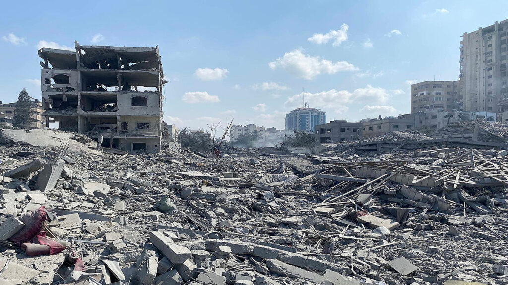 Damage in Gaza Strip during the October 2023 29