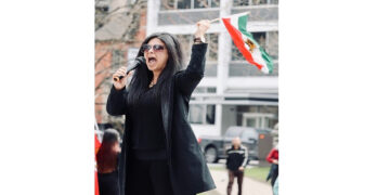 گلدی قمری پس از دیدار با یک مبارز ضد اسلام، از انجمن حزب انتاریو اخراج شد