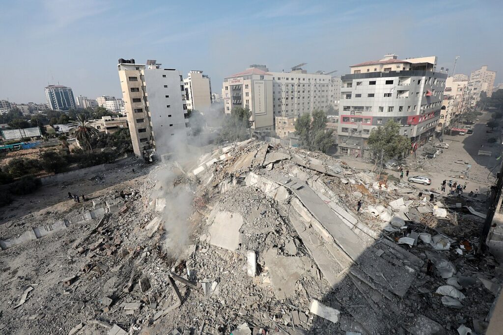 Damage in Gaza Strip during the October 2023 06